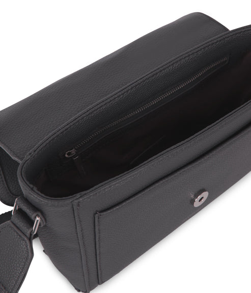 SUNNY Vegan Shoulder Bag – Grain | Color: Coal - variant::coal