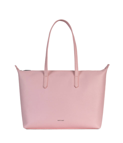 ABBI Vegan Tote Bag - Grain | Color: Quartz- variant::quartz