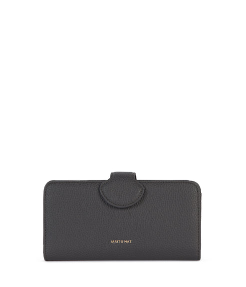 FLOAT Vegan Wallet - Grain | Color:Coal - variant::coal