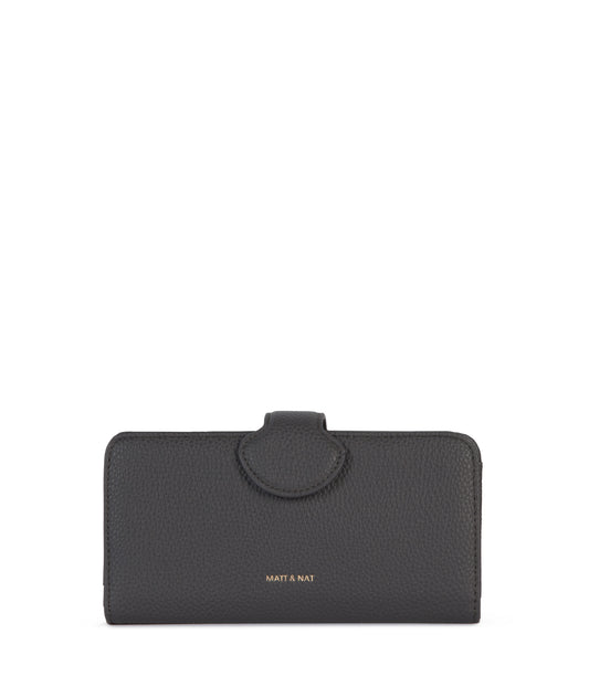 FLOAT Vegan Wallet - Grain | Color:Coal - variant::coal
