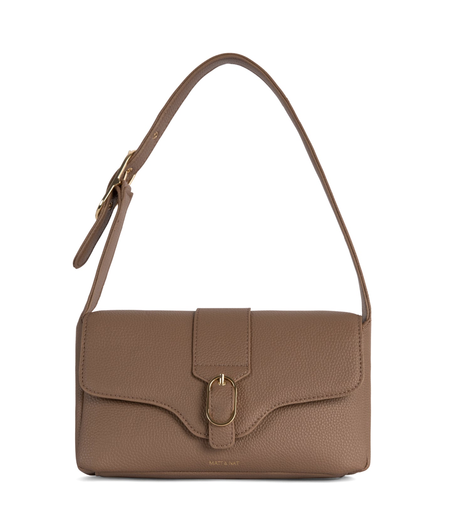 ISABELLE Vegan Shoulder Bag – Grain | Color: Toffee- variant::toffee