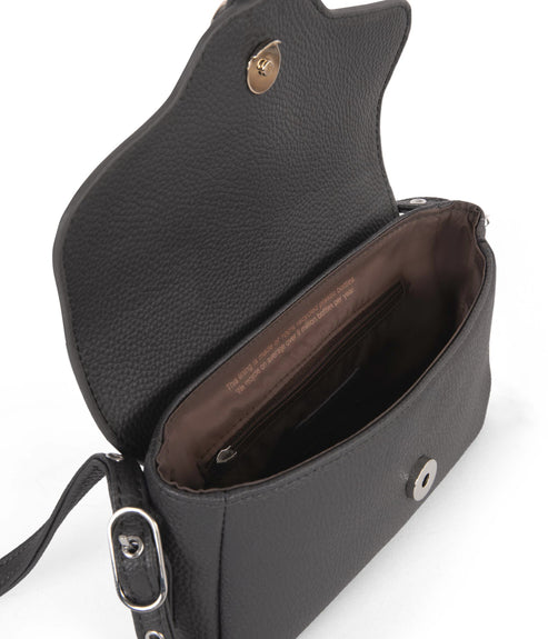 ISABELLE SM Vegan Crossbody Bag – Grain | Color: Coal - variant::coal