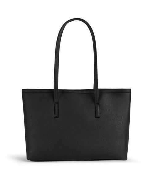JOS Vegan Tote Bag - Grain | Color: Black - variant::black