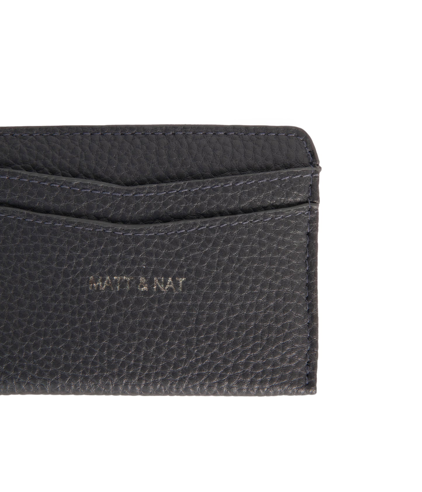 JUNYA Vegan Card Holder - Grain | Color: Coal - variant::coal