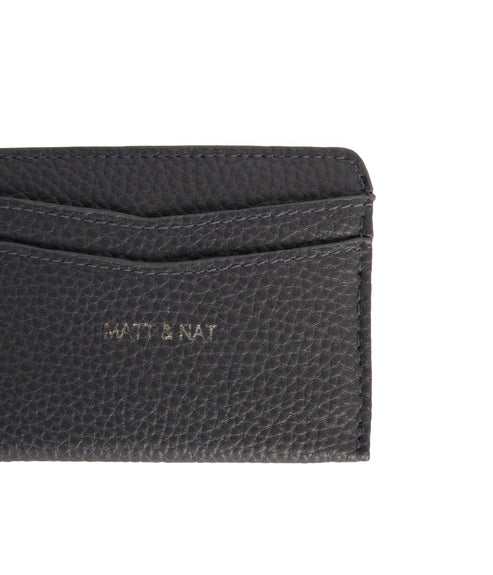 JUNYA Vegan Card Holder - Grain | Color: Coal - variant::coal
