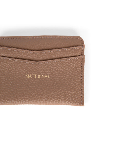 JUNYA Vegan Card Holder - Grain | Color: Toffee - variant::toffee