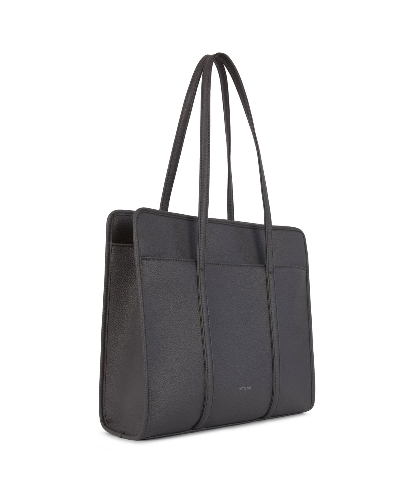 LUSIK Vegan Tote Bag – Grain | Color: Coal - variant::coal