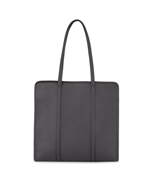 LUSIK Vegan Tote Bag – Grain | Color: Coal - variant::coal