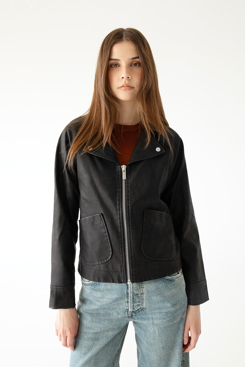 RIVI Women's Bomber Jacket | Color: Black - variant::black