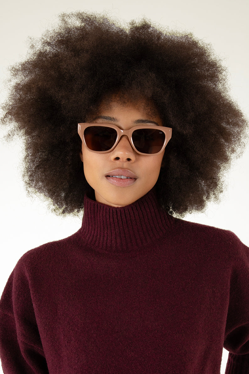 ASUNA Classic Recycled Sunglasses | Color: Brown - variant::brown
