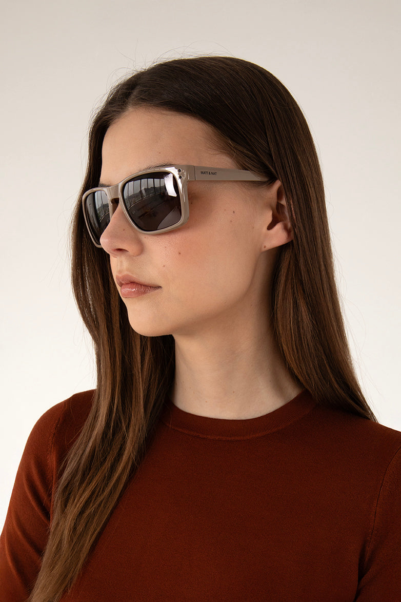 JADA Classic Modern Recycled Sunglasses | Color: Brown - variant::brown