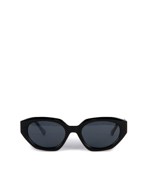 LACI Cat-Eye Recycled Sunglasses | Color: Black - variant::black