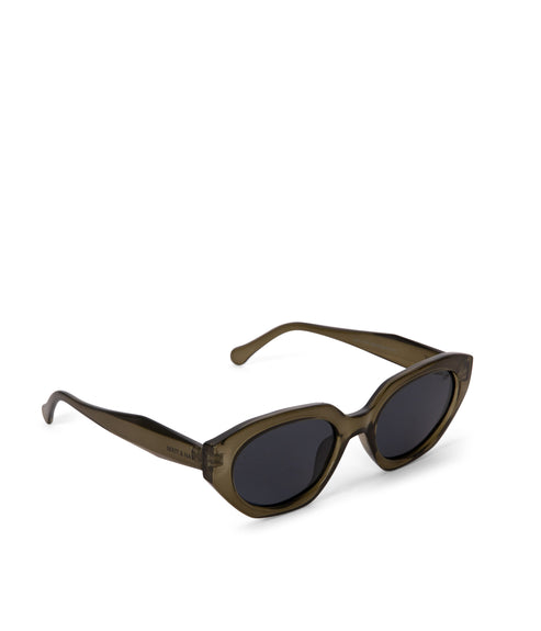 LACI Cat-Eye Recycled Sunglasses | Color: Green - variant::green
