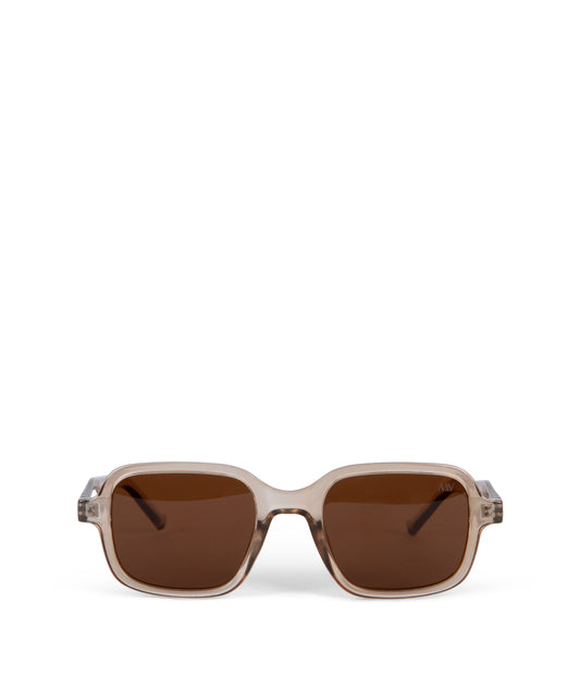 MEJIA Recycled Square Sunglasses | Color: Clear - variant::clear
