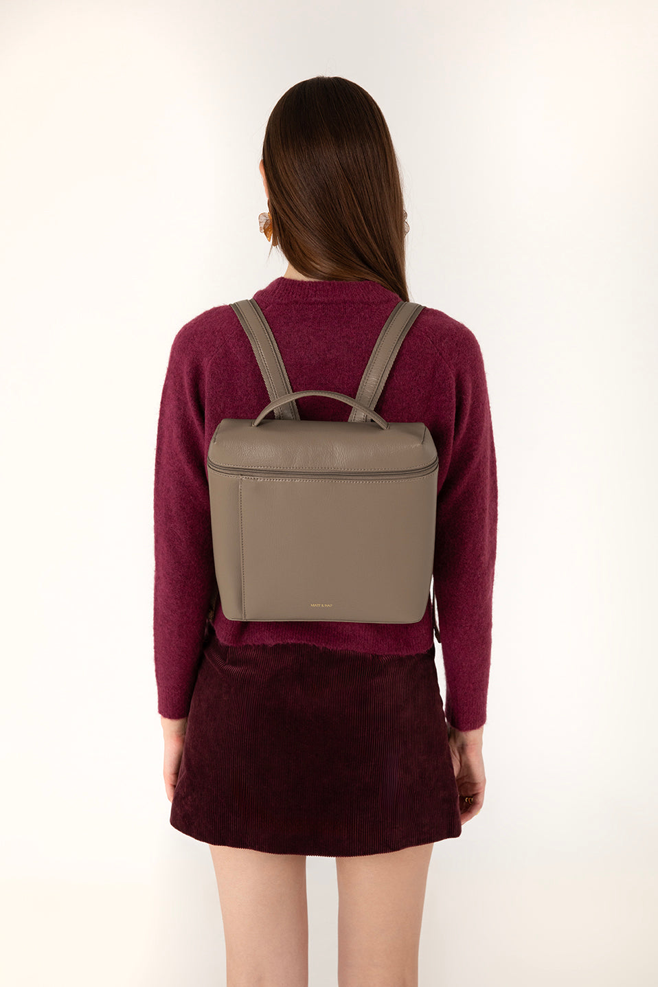 FAY Vegan Backpack - Theme | Color: Black - variant::black