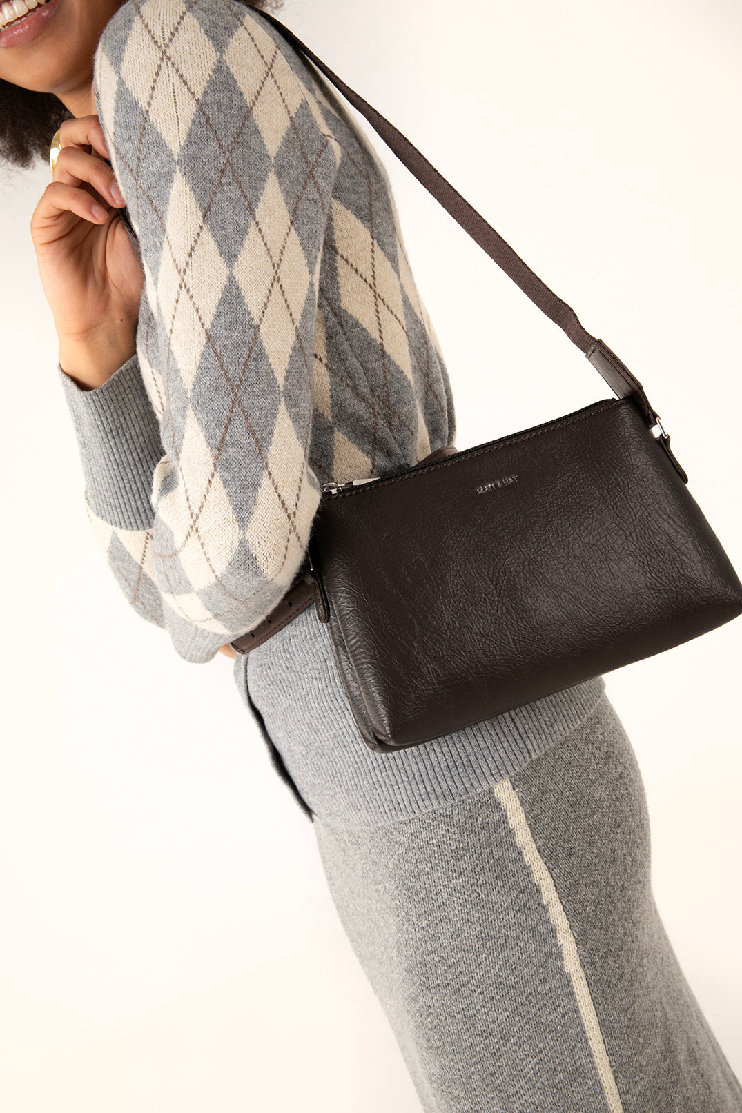 INDIE Vegan Satchel - Theme | Color: Black - variant::black