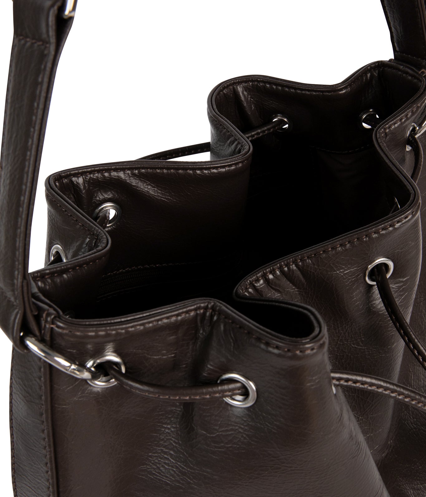 JAN Vegan Bucket Bag – Theme | Color: Coffee - variant::coffee