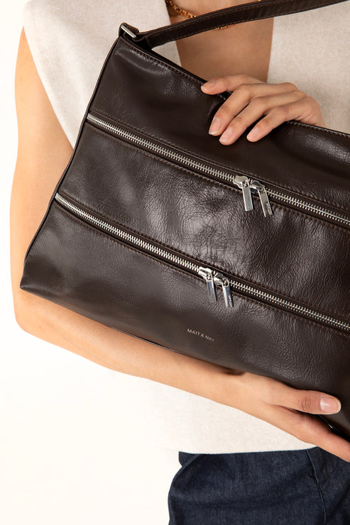 MALENE Vegan Shoulder Bag – Theme | Color: Black - variant::black