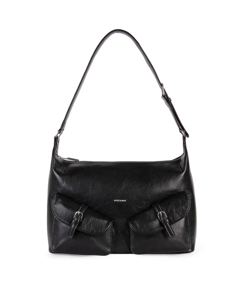 MALDA Vegan Shoulder Bag – Theme | Color: Black - variant::black