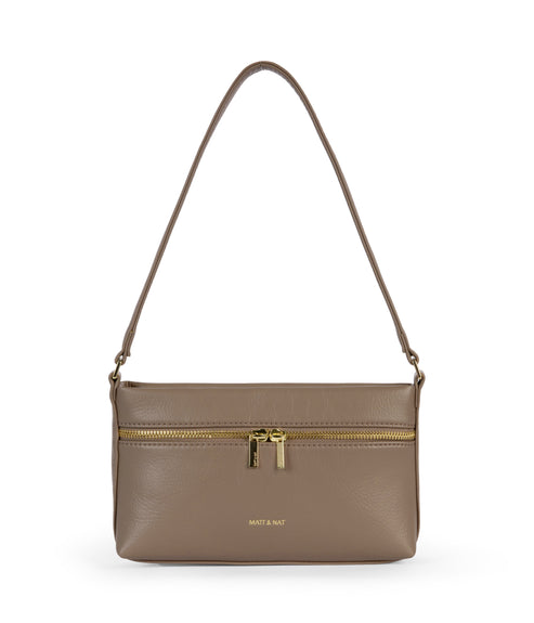 MALENESM Small Vegan Shoulder Bag – Theme | Color: Sepia - variant::sepia