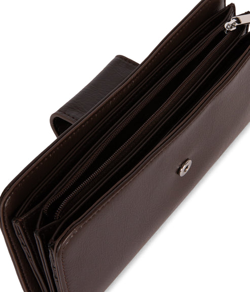 THEA Vegan Wallet – Theme | Color: Coffee - variant::coffee