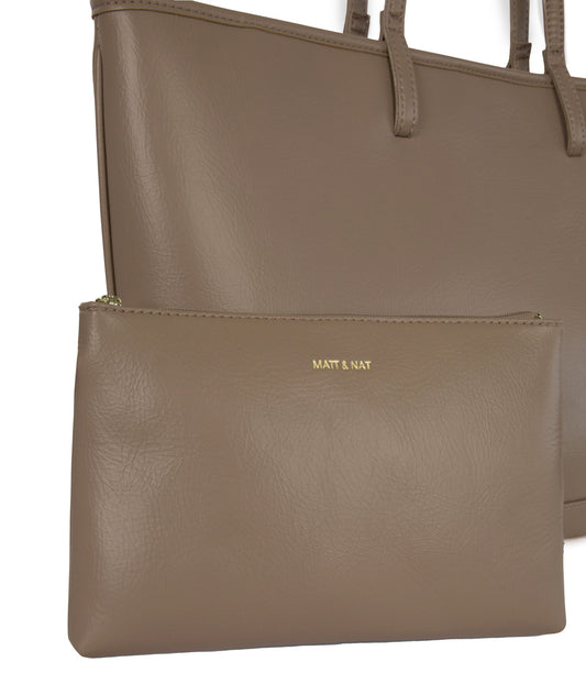 ELIZA Vegan Tote Bag - Theme | Color: Sepia - variant::sepia