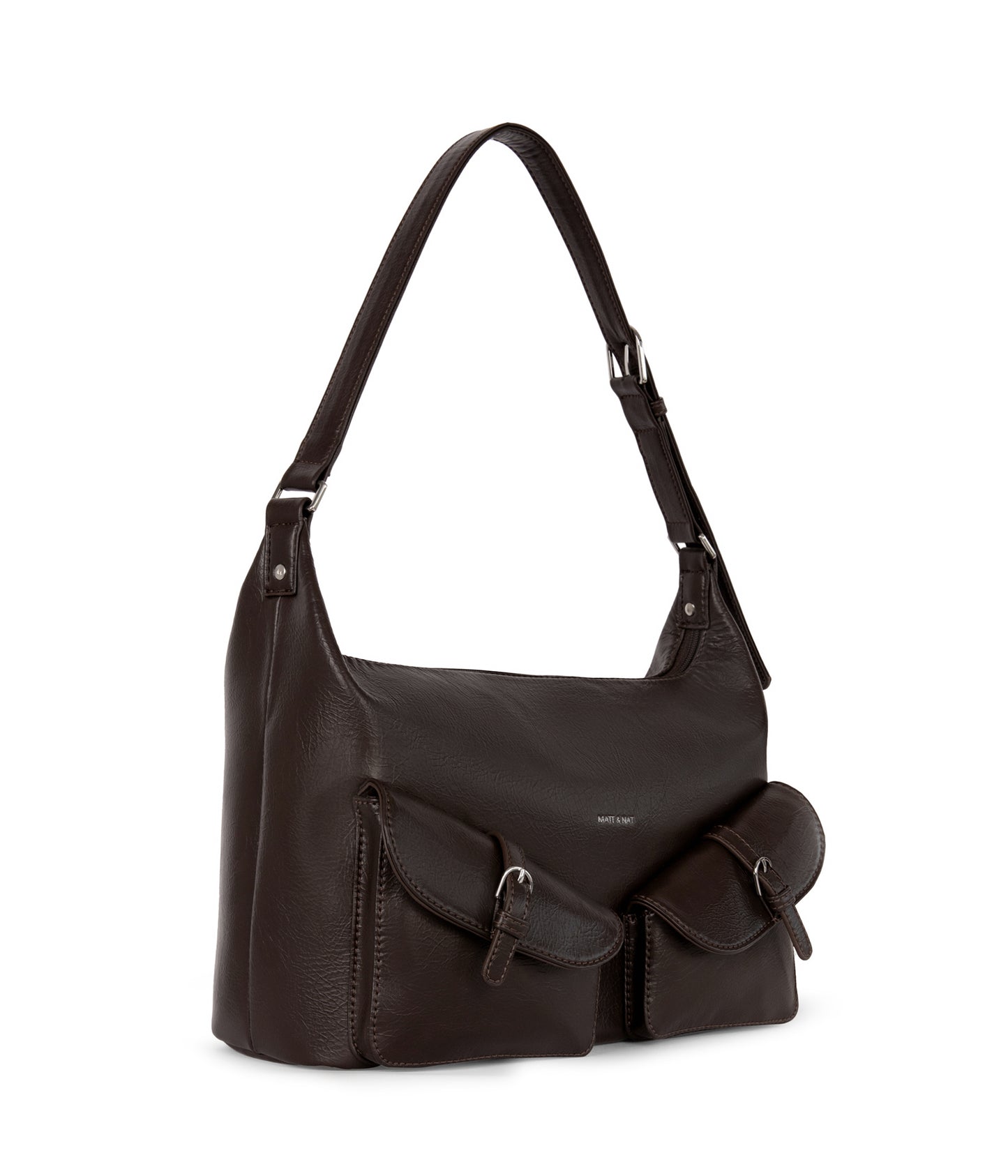 MALDA Vegan Shoulder Bag – Theme | Color: Coffee - variant::coffee