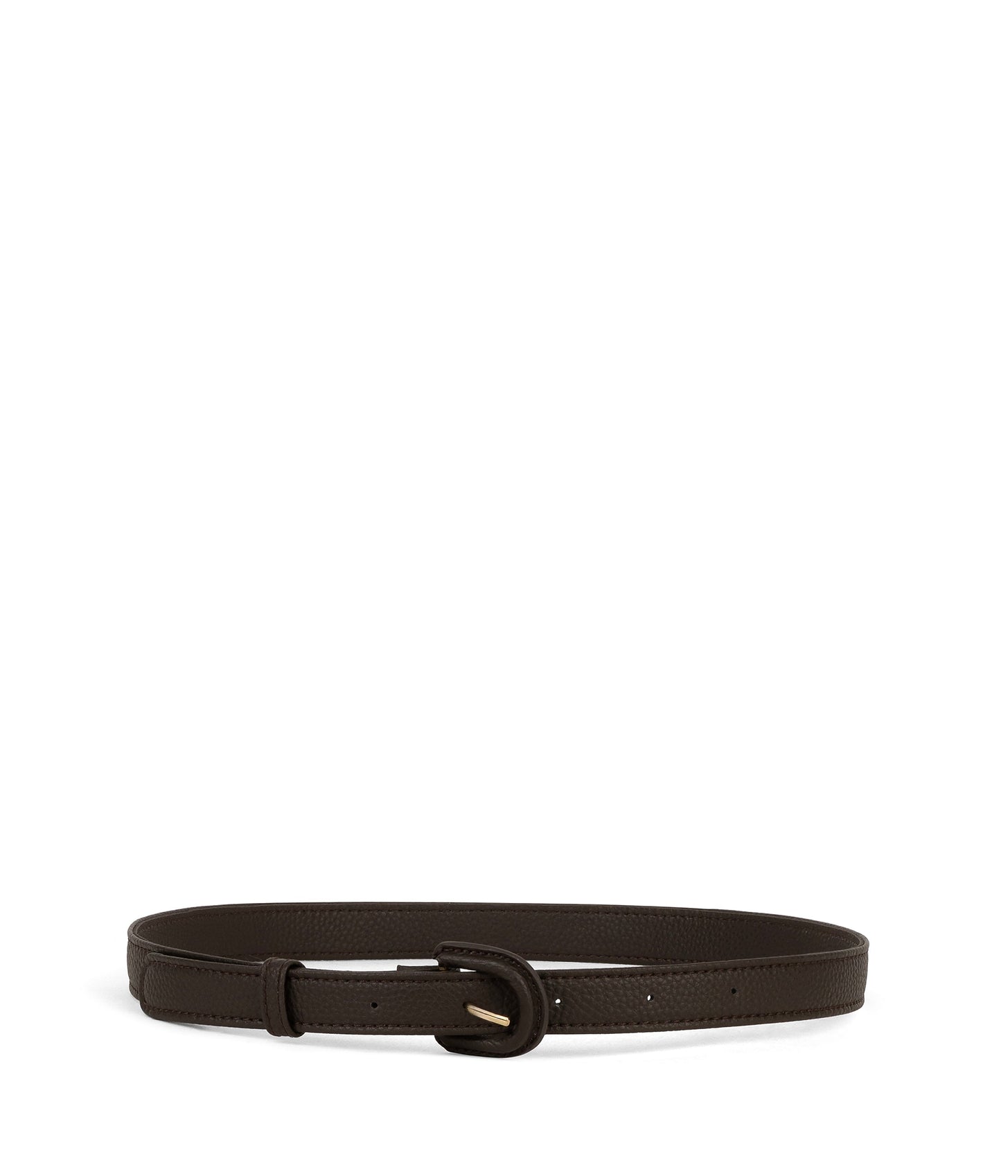 JUANA Women's Vegan Leather Belt | Color: Fudge - variant::fudge