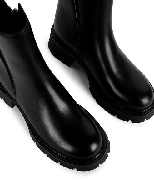 MAELLE Women's Vegan Chelsea Boots | Color: Black - variant::black