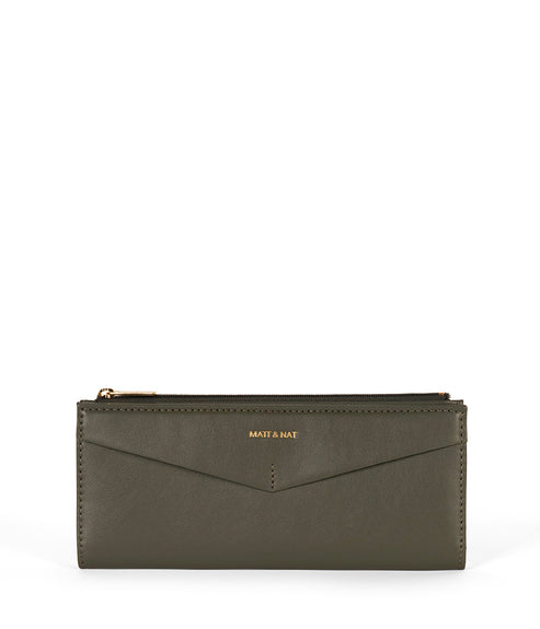ROME Vegan Bifold Wallet - Forum | Color: Pickle - variant::pickle