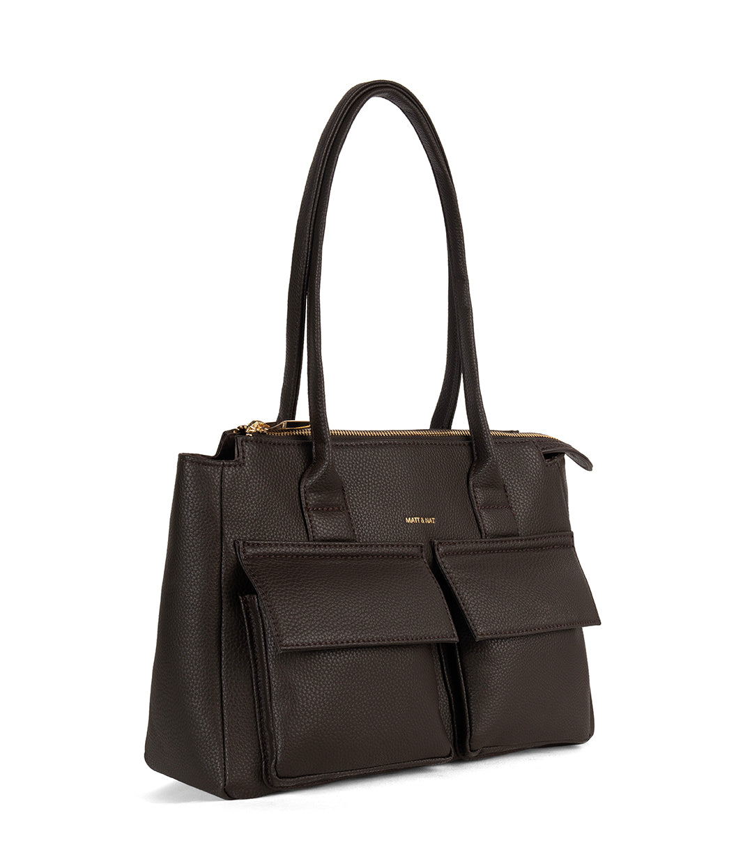 JORDI Vegan Tote Bag – Grain | Color: Fudge - variant::fudge
