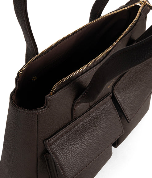 JORDI Vegan Tote Bag – Grain | Color: Fudge - variant::fudge