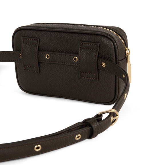 LARRA Vegan Belt Bag – Grain | Color: Fudge - variant::fudge