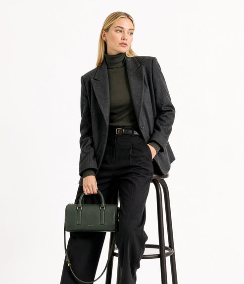 LUCE Vegan Crossbody Bag - Grain | Color: Rosemary - variant::rosemary