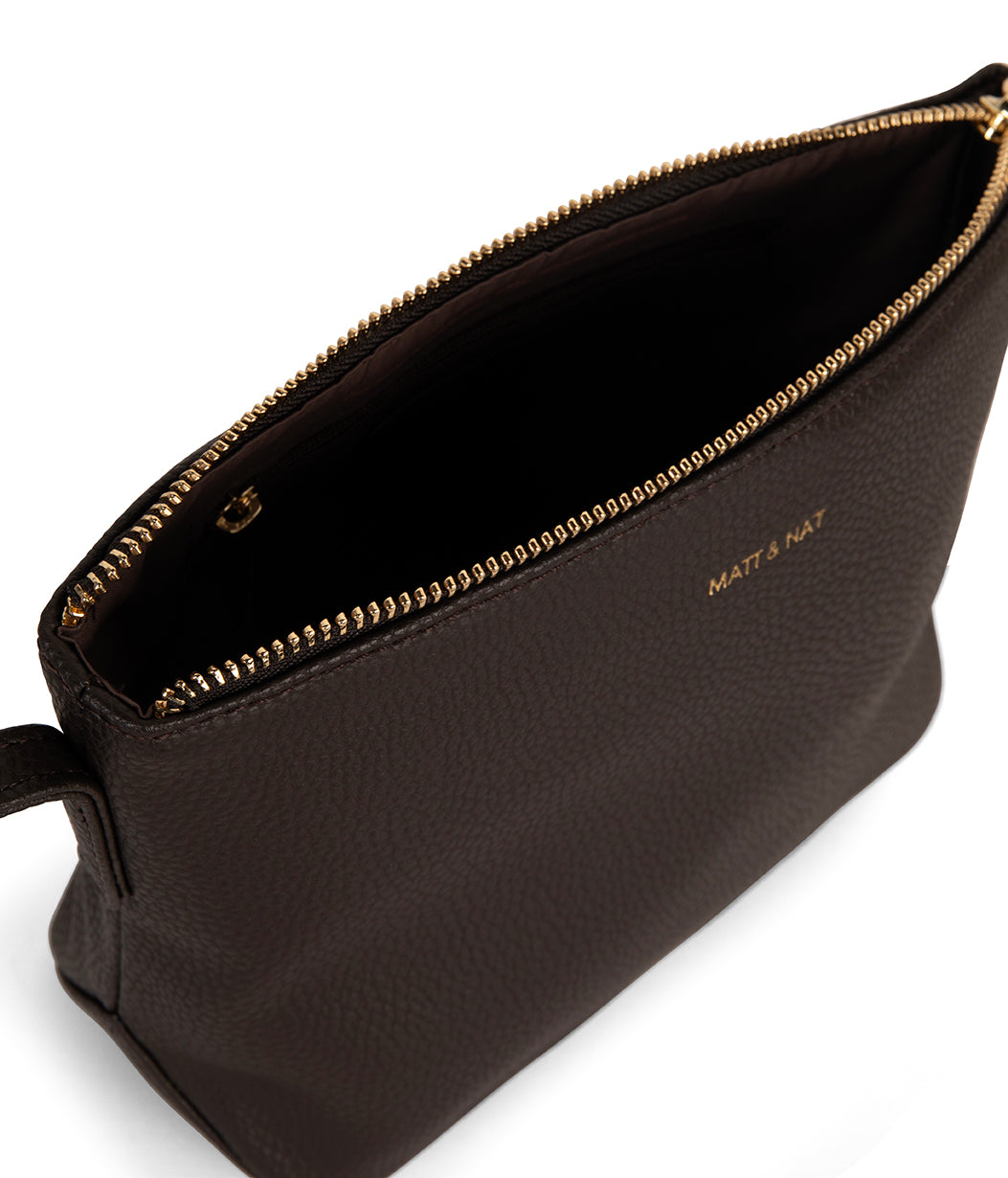 SAM Vegan Crossbody Bag - Grain | Color: Fudge - variant::fudge