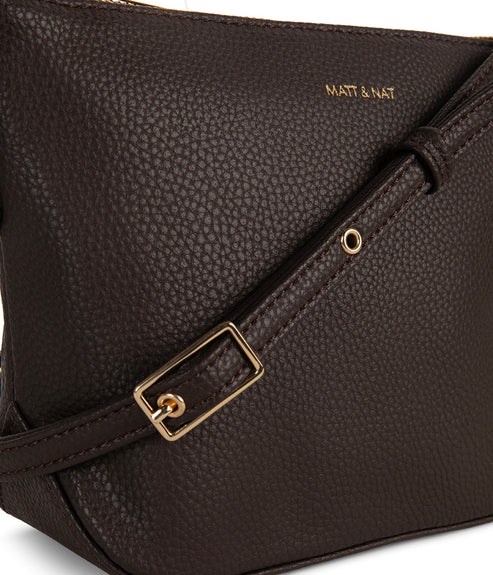 SAM Vegan Crossbody Bag - Grain | Color: Fudge - variant::fudge