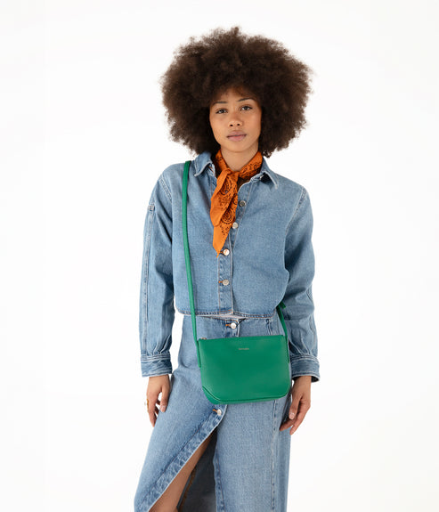 SAM Vegan Crossbody Bag - Grain | Color: Rosemary - variant::rosemary