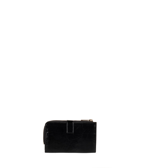 TIBET Folded Vegan Wallet - Groove | Color: Black - variant::black