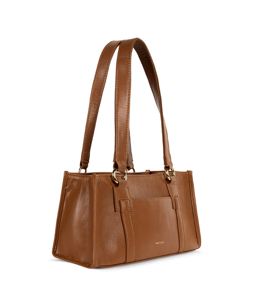 ZARIA Vegan Tote Satchel Bag - Theme | Color: Rust - variant::rust
