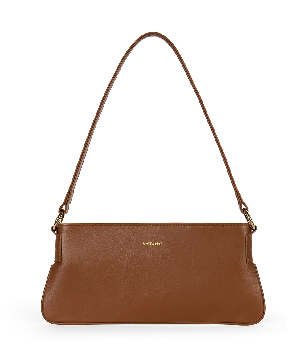 YVONNE Vegan Shoulder Bag – Theme | Color: Rust - variant::rust