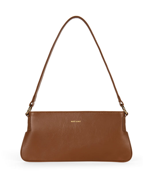 YVONNE Vegan Shoulder Bag – Theme | Color: Rust - variant::rust