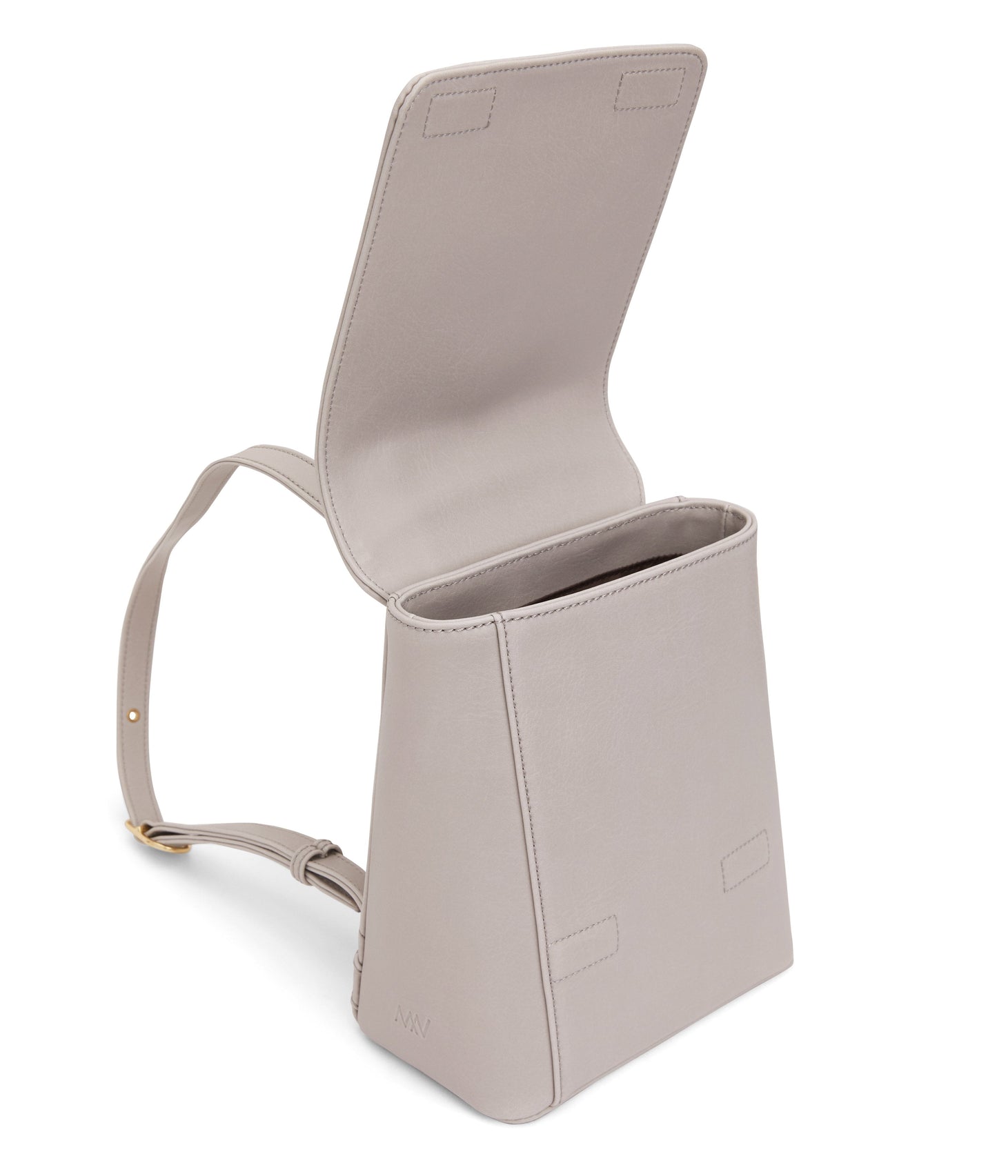 DEELY Vegan Mini Backpack - Vintage | Color: Grey - variant::pearl