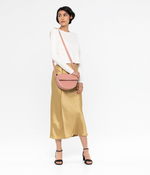 RITH Vegan Saddle Bag - Vintage | Color: Grey - variant::pearl