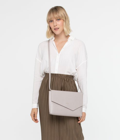 RIYA Vegan Clutch - Vintage | Color: Grey - variant::pearl