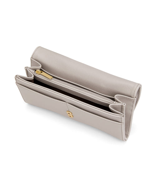 VERA Vegan Wallet - Vintage | Color: Grey - variant::pearl