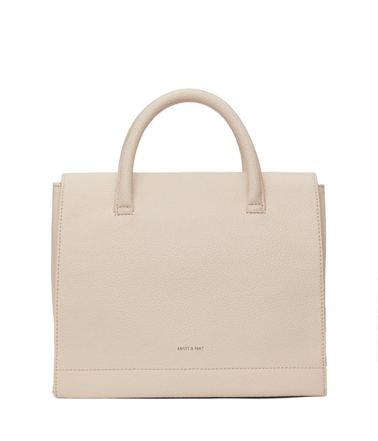 ADEL Vegan Satchel - Purity | Color: Beige - variant::opal