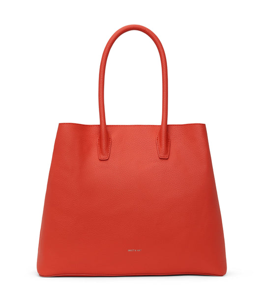 KRISTA Vegan Satchel - Purity | Color: Red - variant::fleur