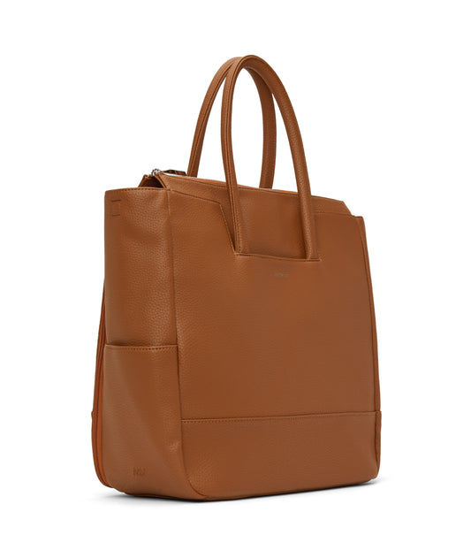 PERCIO Vegan Diaper Bag - Purity | Color: Tan - variant::carotene