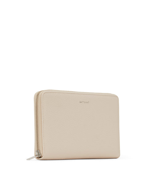 TRIP Vegan Travel Wallet - Purity | Color: Beige - variant::opal