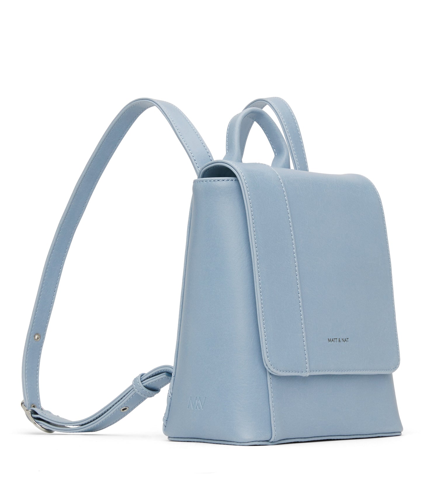 DEELY Vegan Mini Backpack - Vintage | Color: Blue - variant::breeze